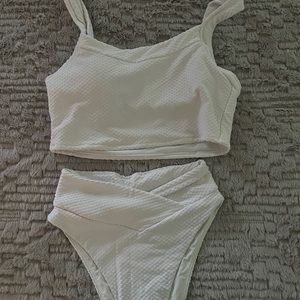 Women’s Aerie White Bathing Suit